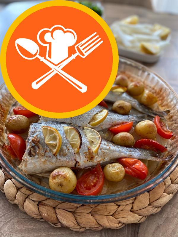 Ψάρι στο φούρνο (τσιπούρα)